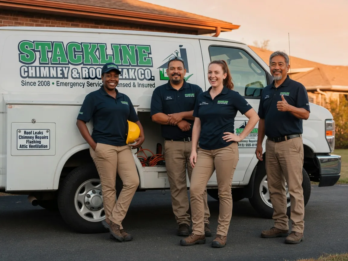 Chimney flashing repair company in Summerville, OR